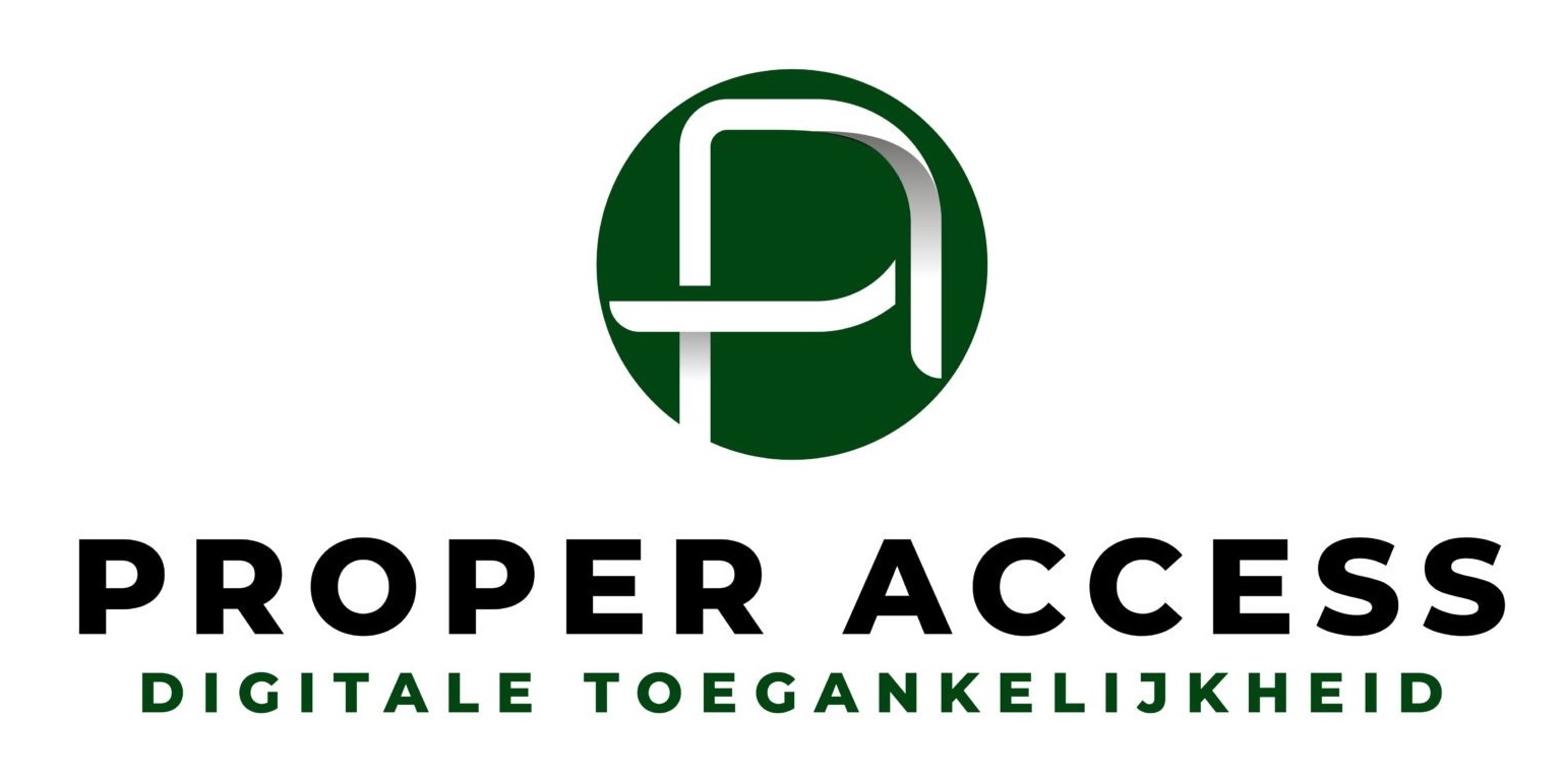 Logo Proper Access - digitale toegankelijkheid