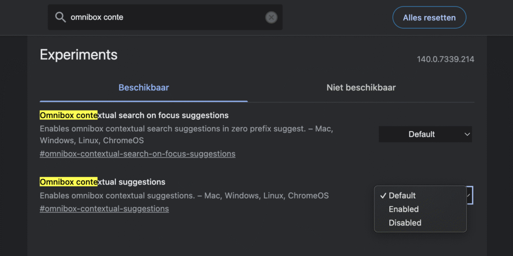 screenshot Chrome browser